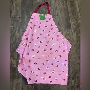 NWT: Kate Spade Vibrant Pink Peppermint Apron Cotton Fabric